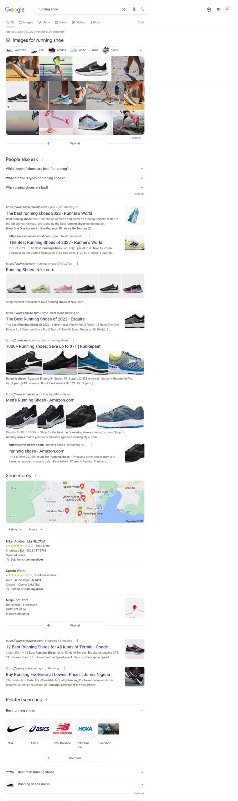 Commercial-Intent-search-result